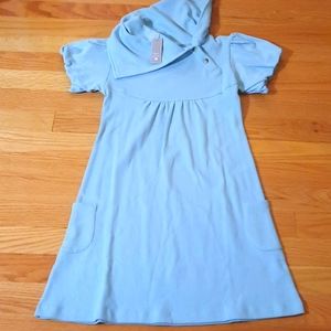 NEW 8Y kate quinn lounge dress short sleeve 100% organic cotton sz 8